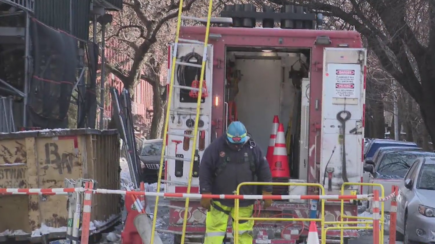 Melting snow, salt leaves some in NYC neighborhood without power