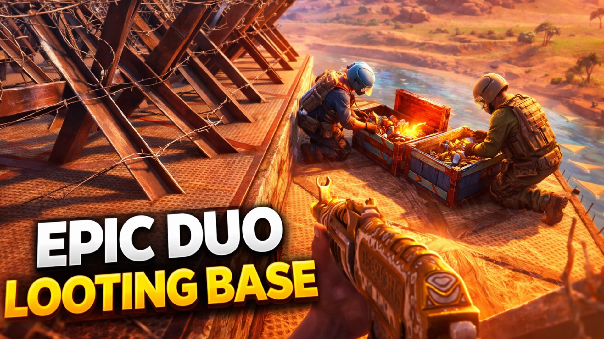 How to loot bases with labeled loot rooms in a duo raid