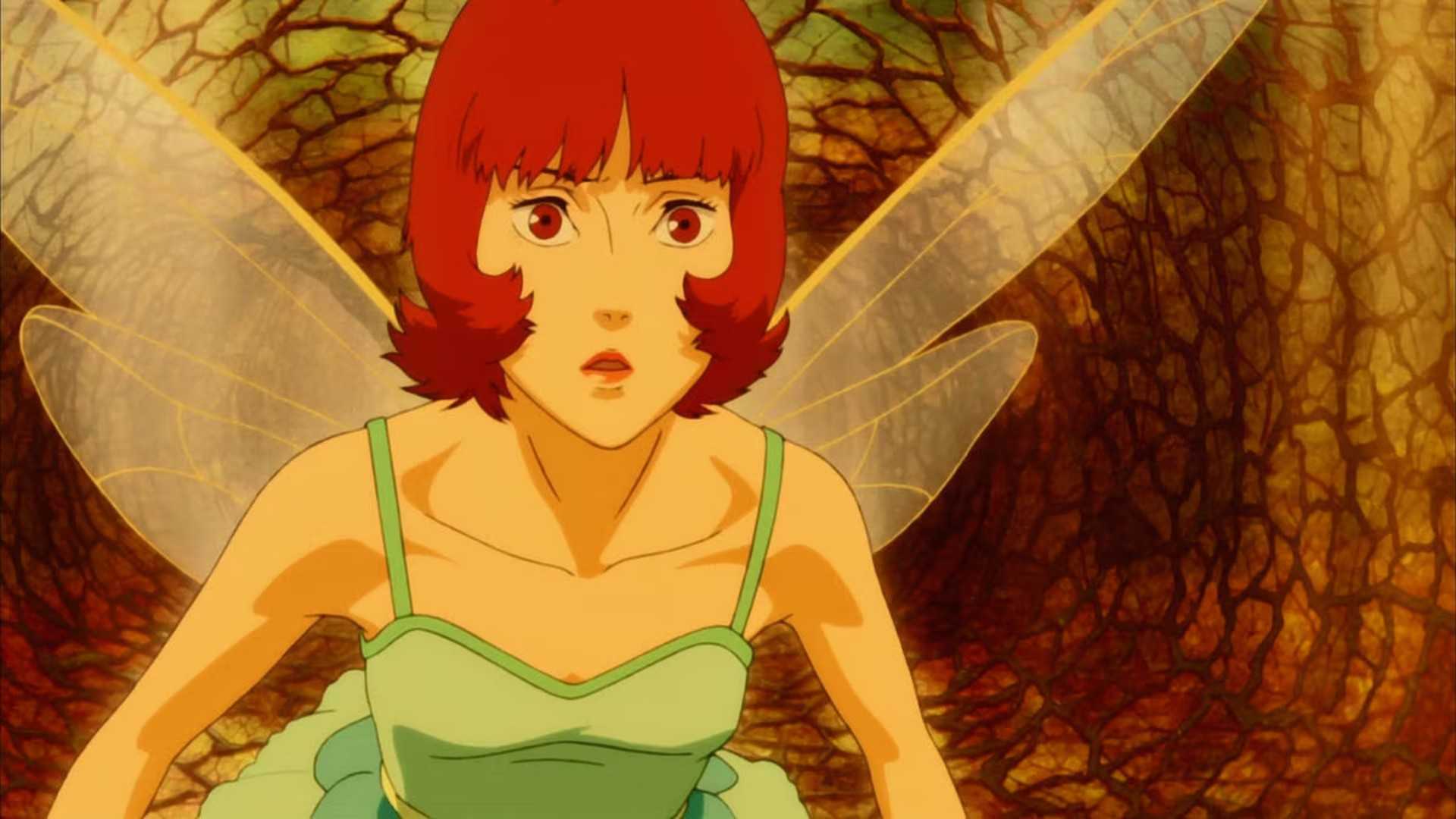 Paprika flies on angel wings in Paprika