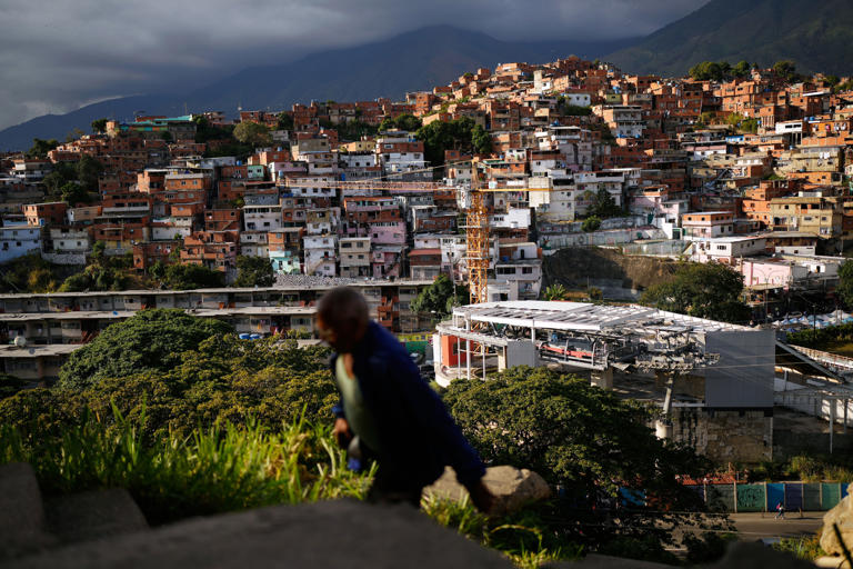 Viviendas en Caracas, Venezuela, el 7 de enero.