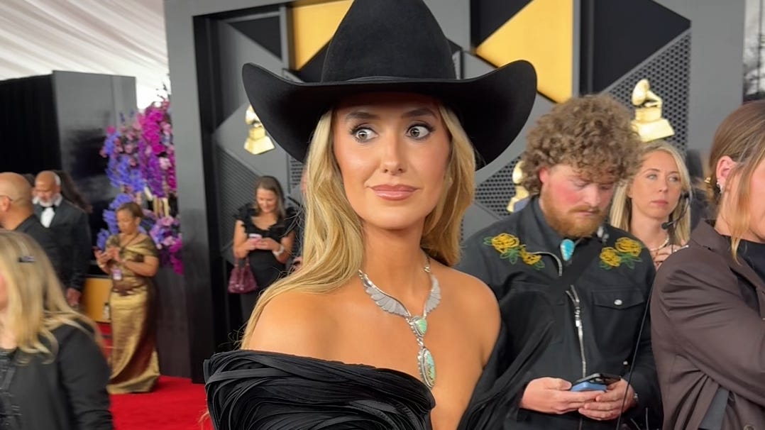 Lainey Wilson checks in on Nashville at Grammys<br><br>