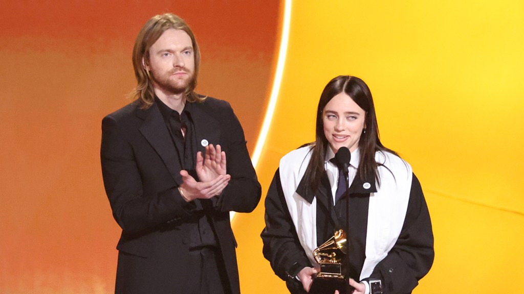 Billie Eilish, Finneas O'Connell win song of the year, slam ICE at 2026 ...
