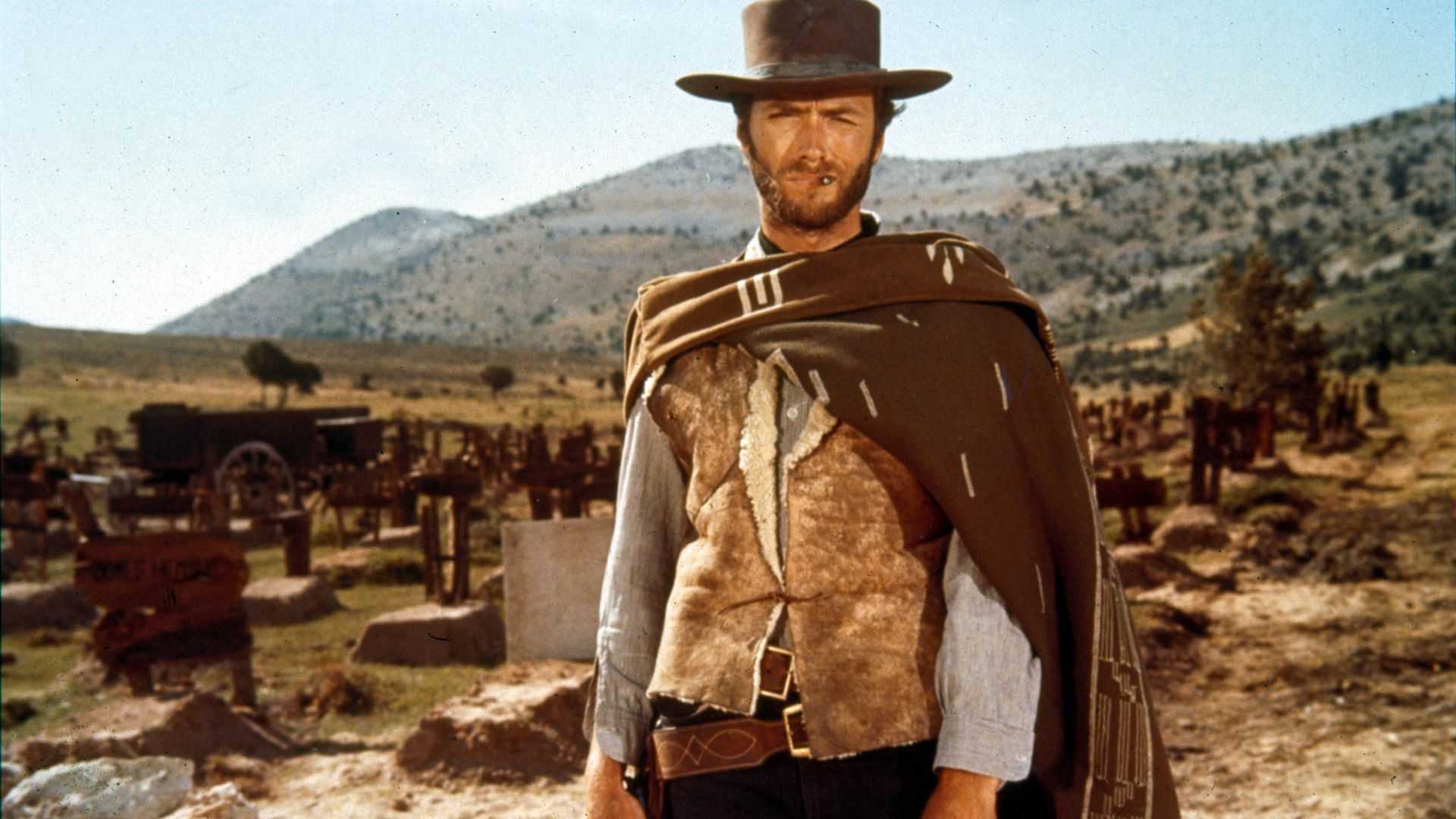 Clint Eastwood as the Man with No Name in The Good The Bad and the Ugly