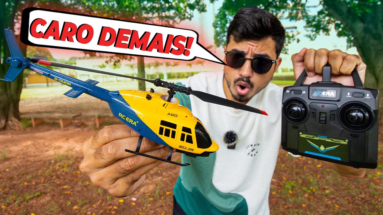 Comprei helicóptero RC Bell 206 vale a pena?