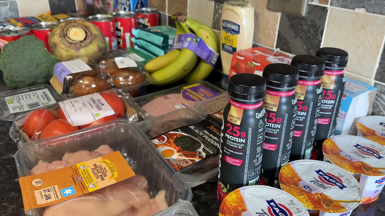 A look at a Scottish family’s grocery trip