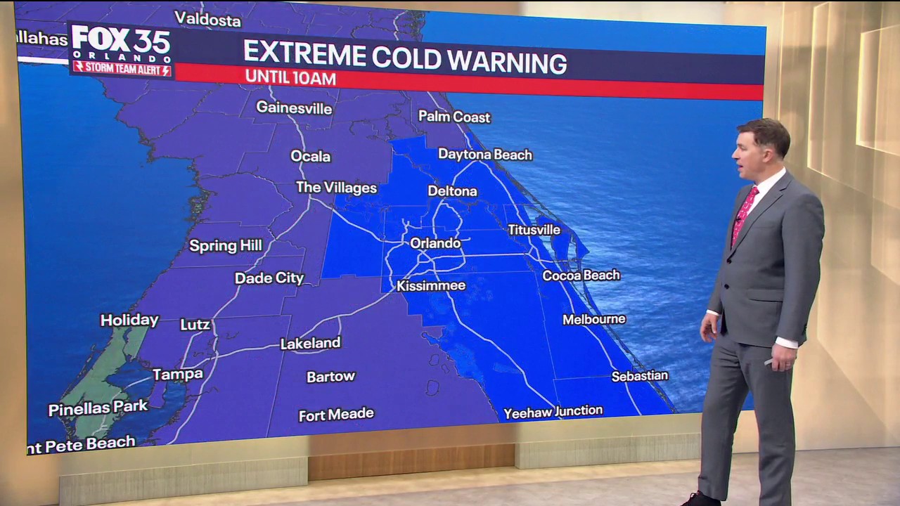 Orlando AM weather forecast: Record cold across Central Florida