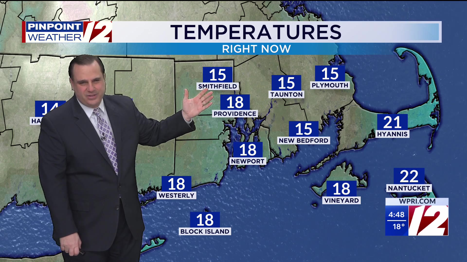 WPRI 12 weather forecast for 2/2/26: Not as cold this week