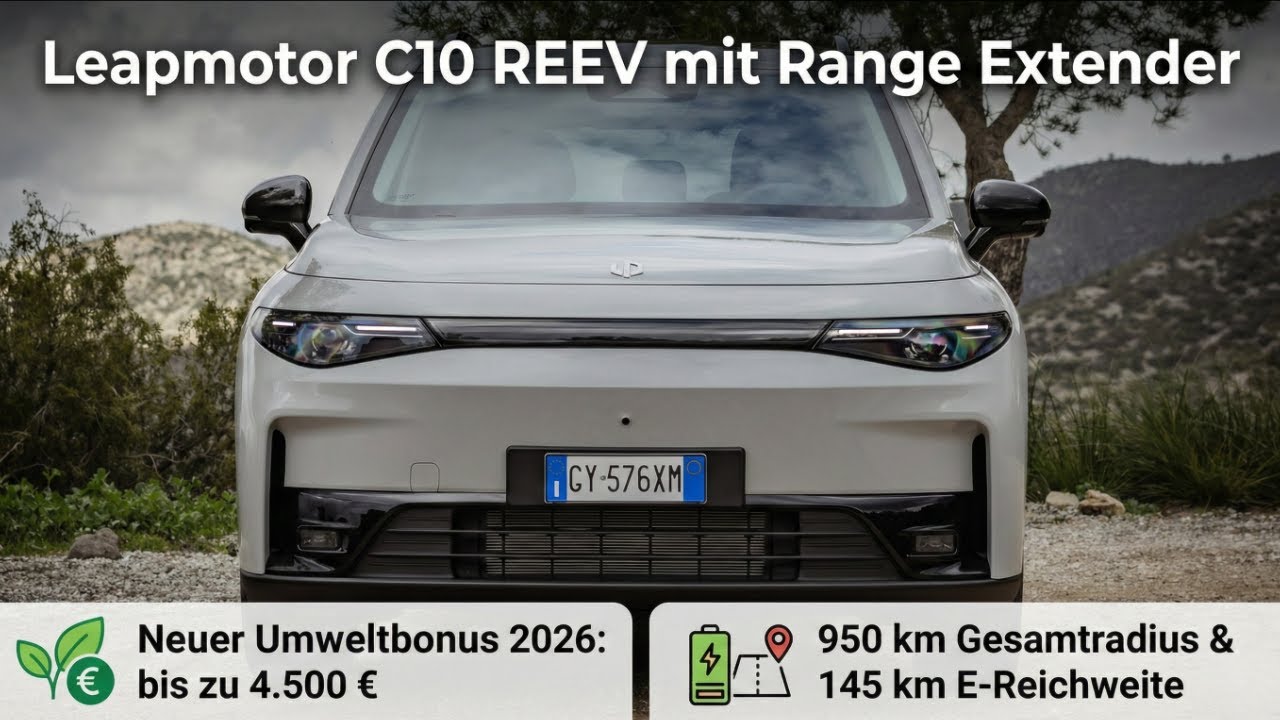 2026 Leapmotor C10 REEV mit range extender: Jetzt mit Umweltbonus