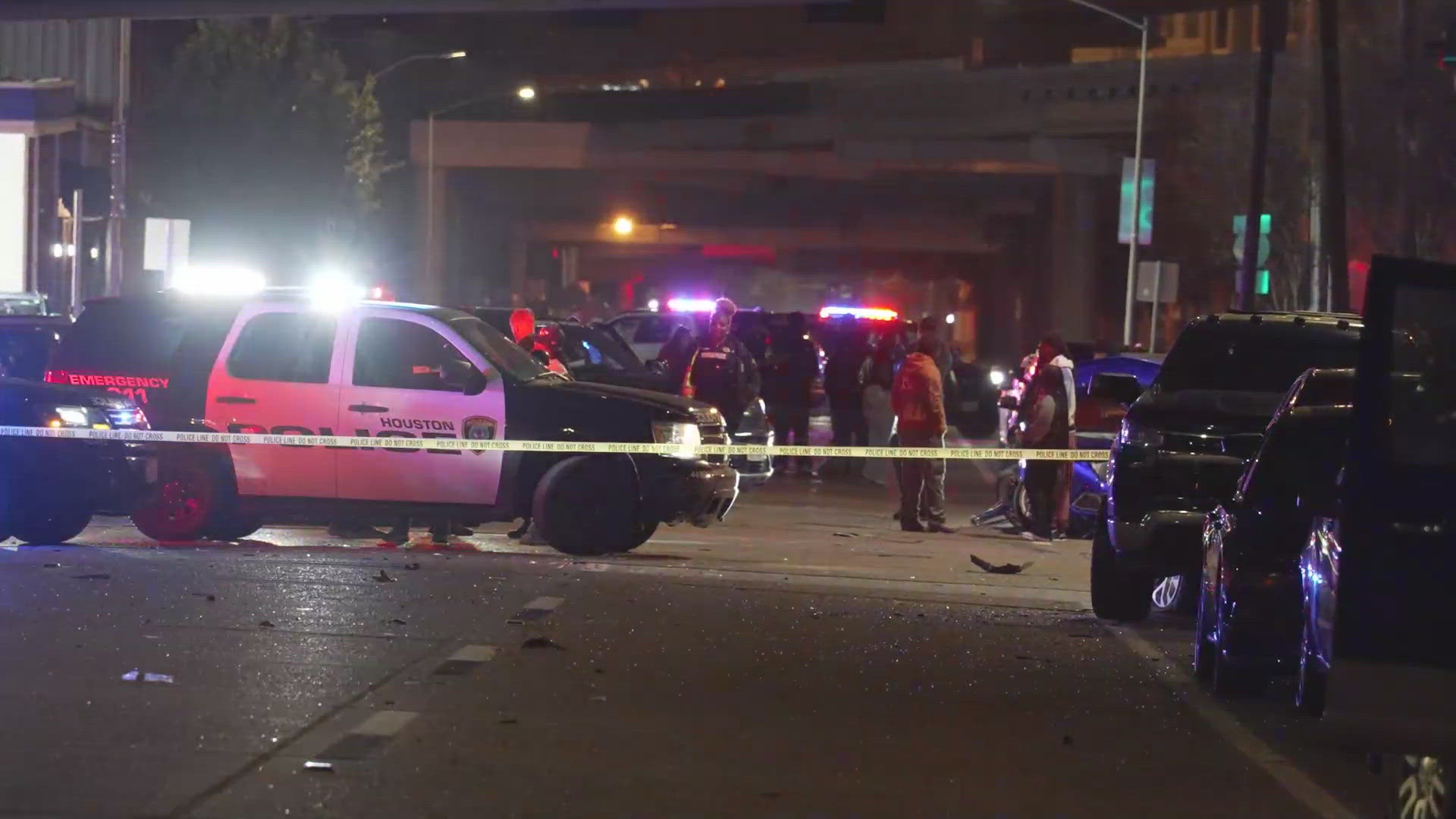 Fatal pedestrian crash involving a woman exiting a club