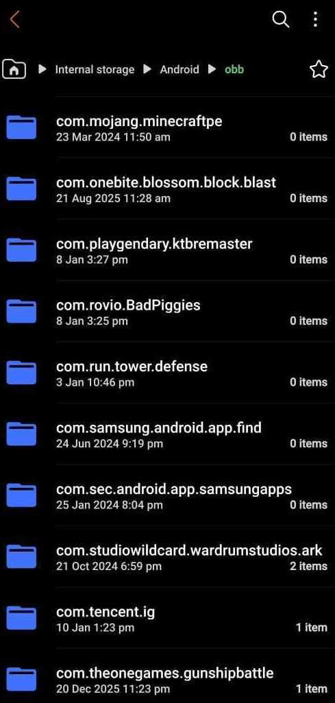 Deleting leftover files of apps in the internal storage of Android.