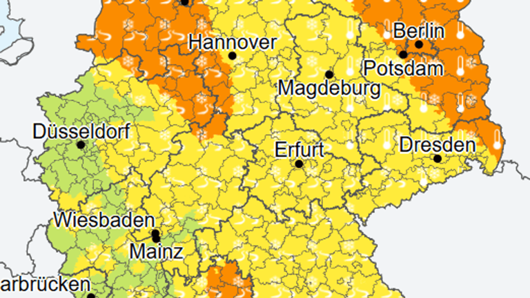 „Aufenthalt im Freien vermeiden“: DWD ruft Warnstufe Orange aus