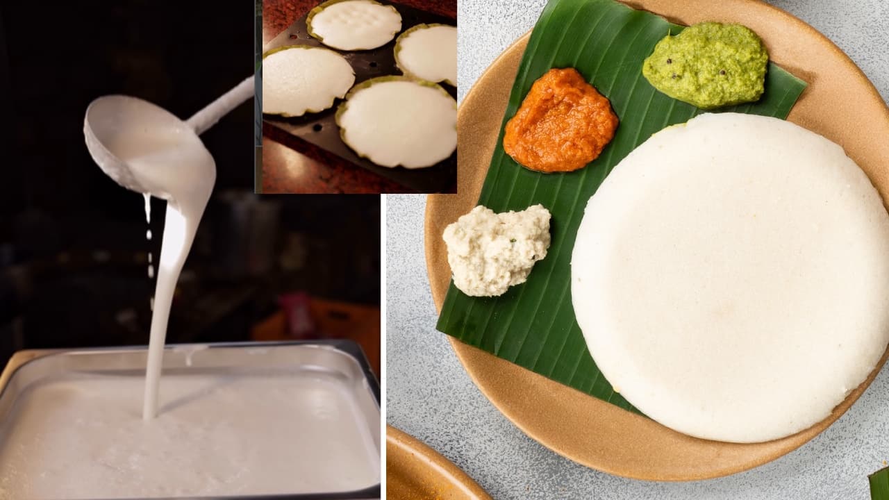 Perfect idli batter secret for ultra-soft, snow-white idlis at home