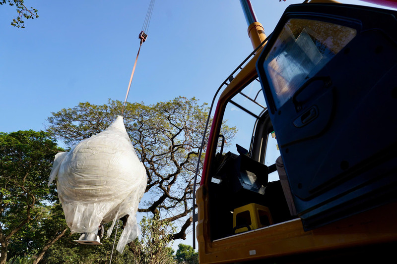 Nhìn gần biểu trưng 'giọt nước' tưởng niệm nạn nhân COVID-19