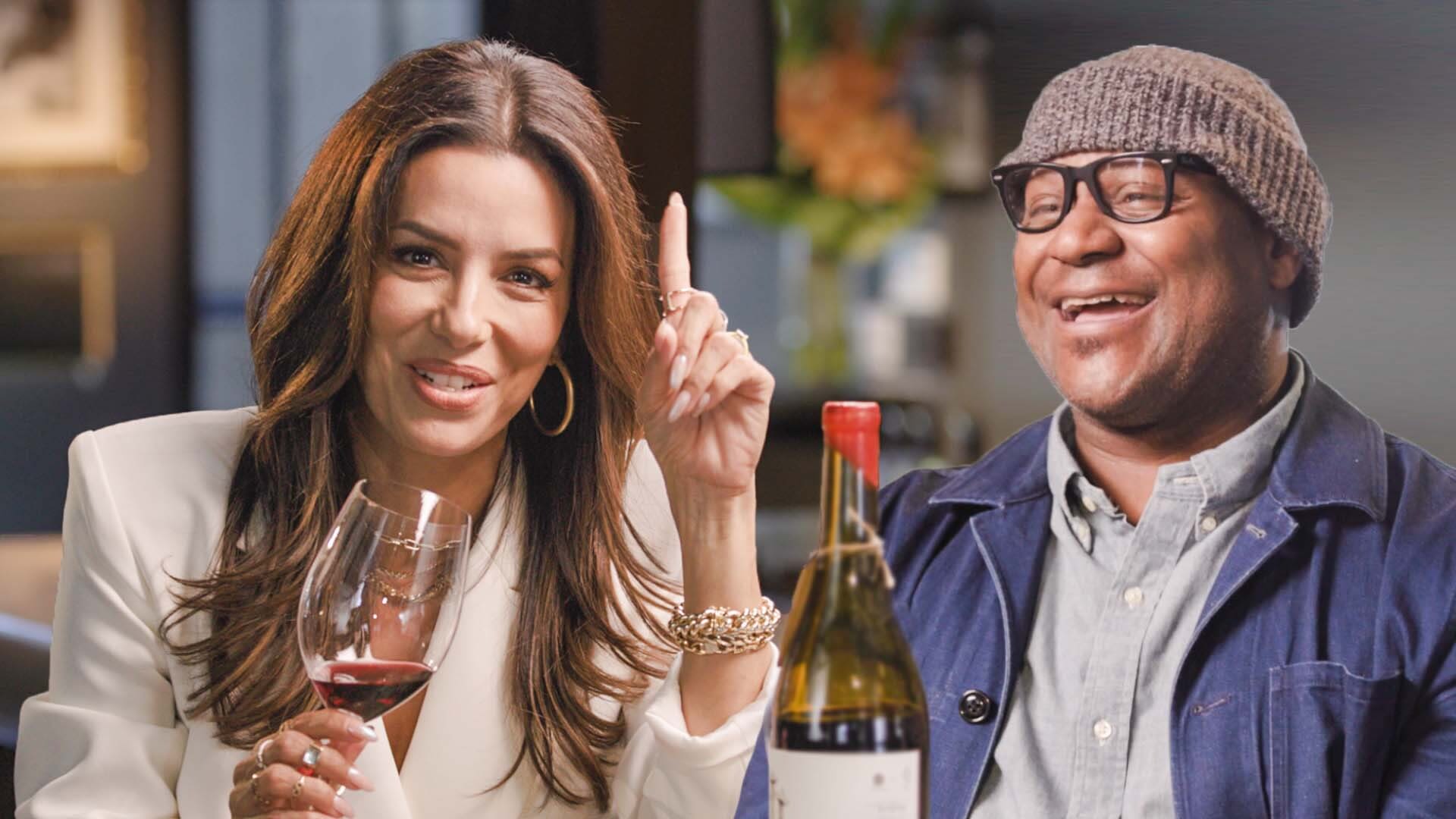 Eva Longoria guesses cheap vs. expensive wines