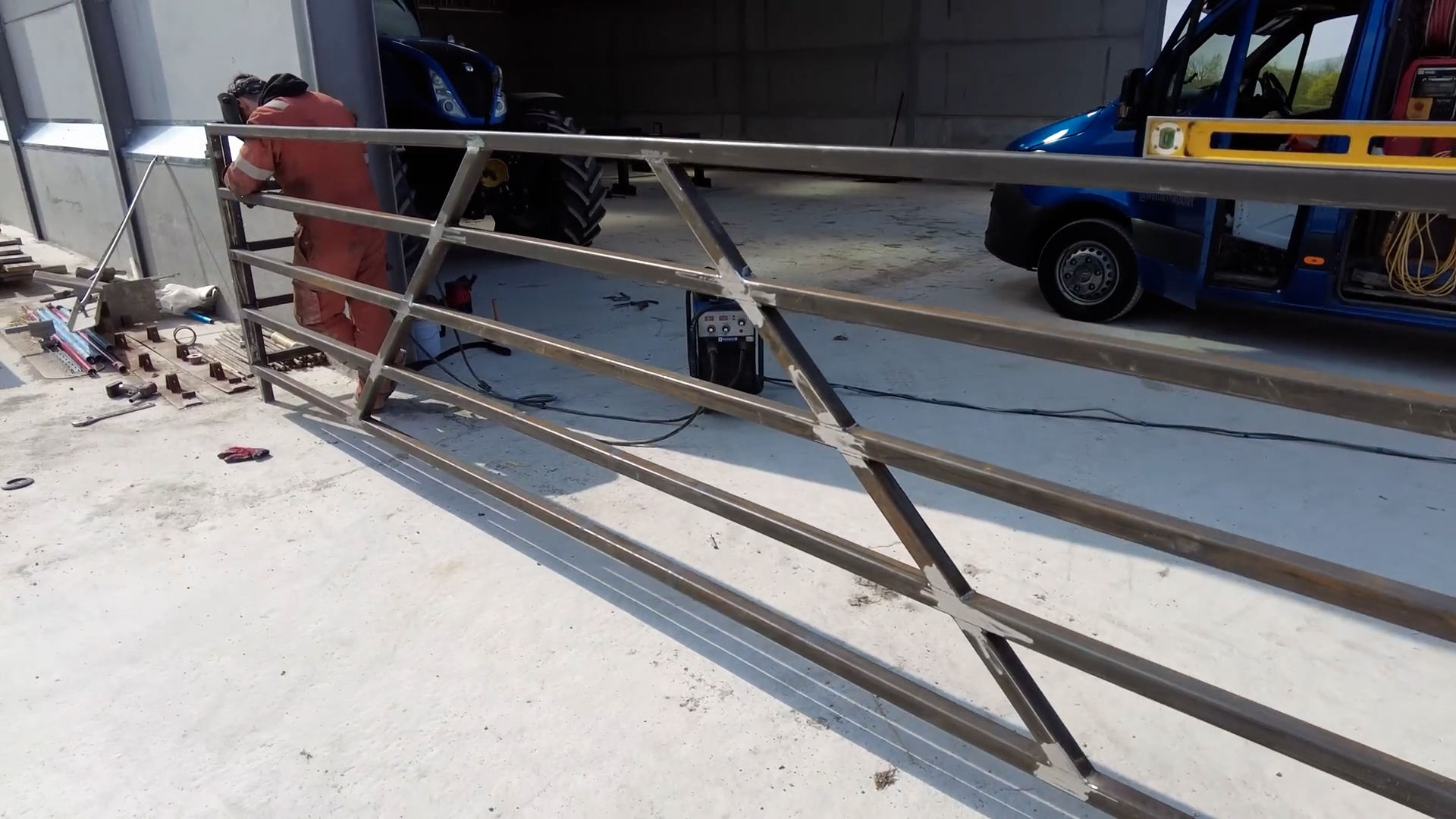 Custom metal gate fabrication in progress