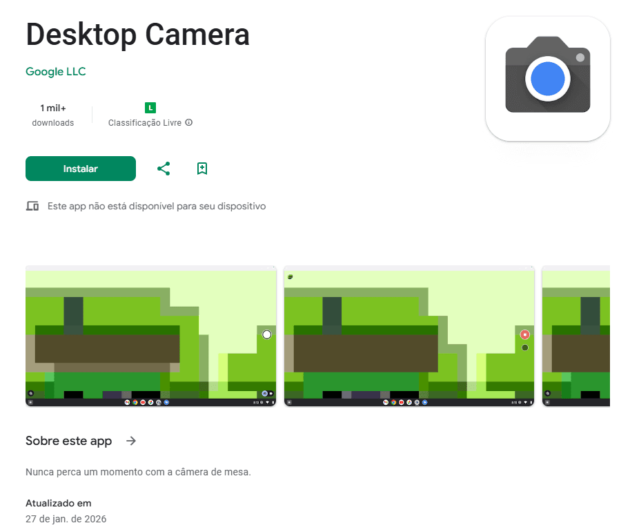 Aplicativo Google Câmera para computador chega à Play Store de surpresa