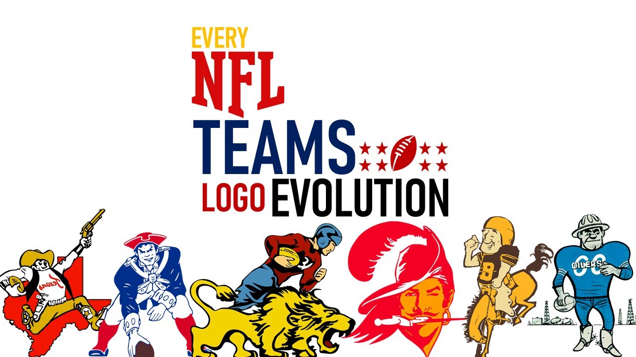 Evolution of Every NFL Team's Logo