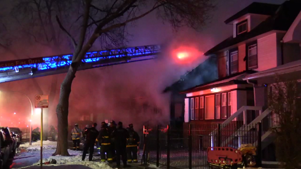 Suspected electrical fire rips through house in Chicago's South Austin ...