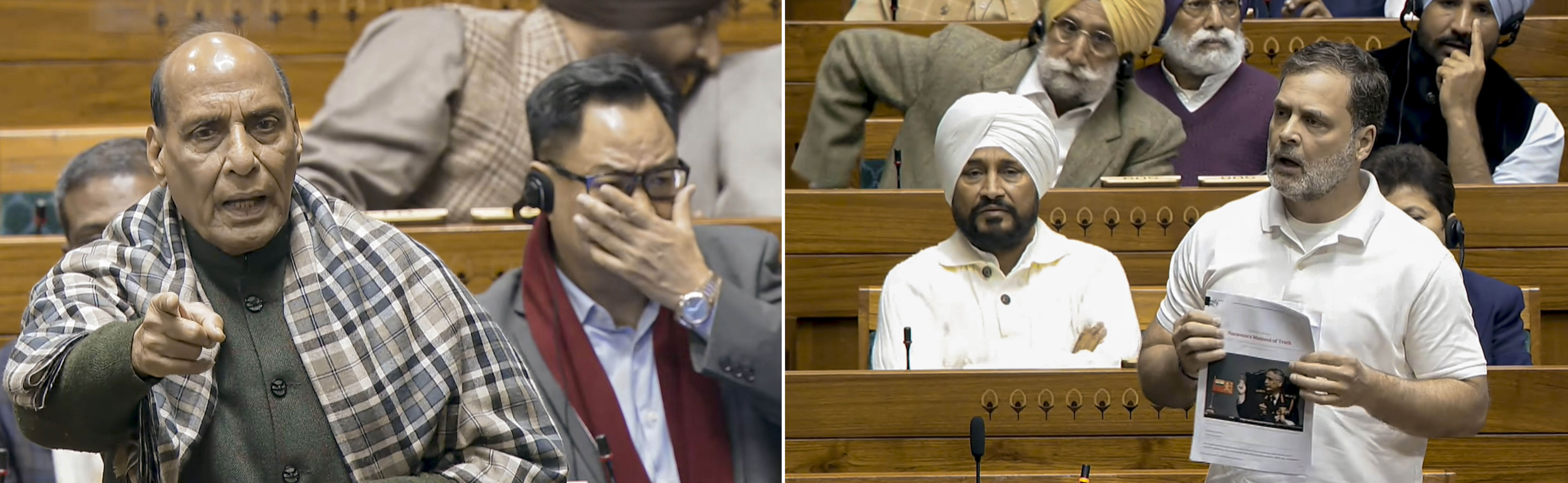 Uproar in Lok Sabha as Rahul Gandhi cites ex-army chief's memoir on 2020  India-China conflict, ministers object