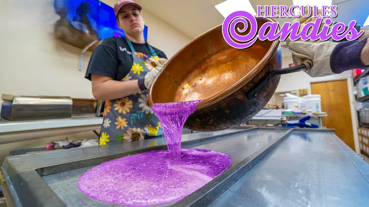 How to make super sour purple flavored hard candy