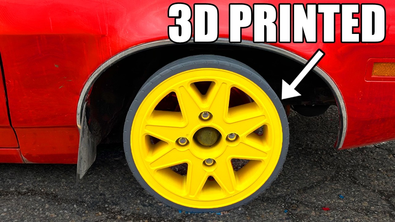 Can you drive with 3D printed wheels?