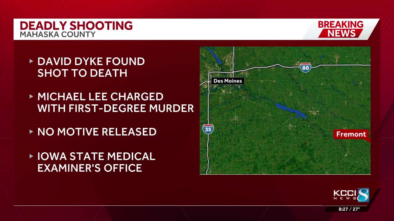 Suspect charged with murder after Iowa man found shot and killed in ...