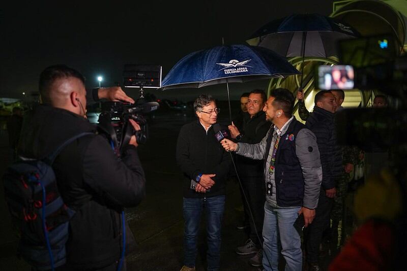 Gustavo Petro tuvo inesperada visita antes de reunirse con Donald Trump ...