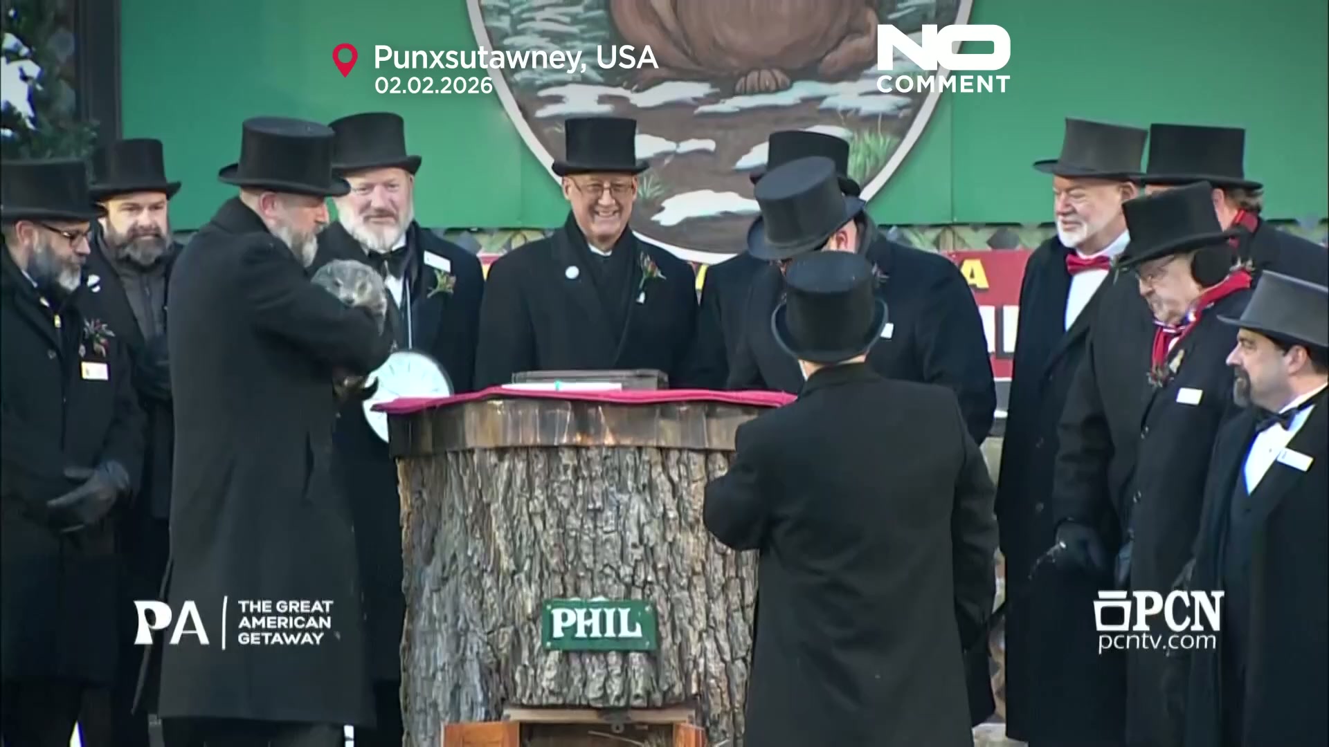 Groundhog Day: Punxsutawney Phil predicts six more weeks of winter