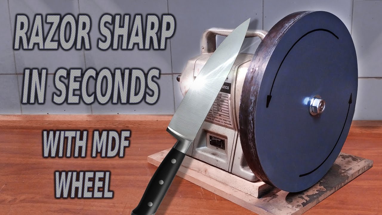 DIY sharpening wheel - razor-sharp blades made easy