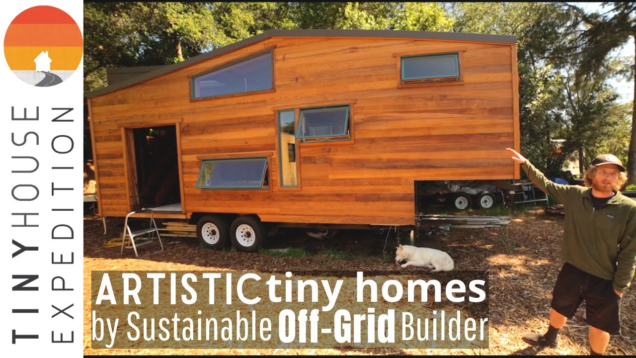 Picture of Two stunning, artistic tiny houses by off grid builder