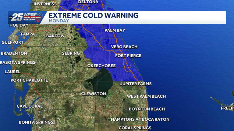 Temps in 20s and 30s as South Florida faces its coldest air in years