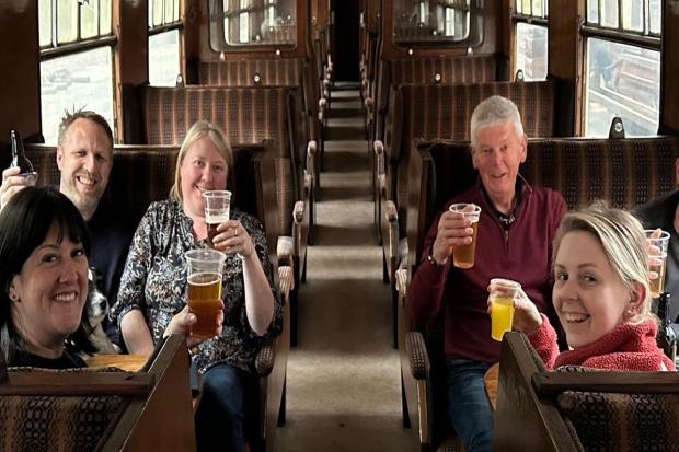 Cheers to that! When 'beer festival on rails' will return to North Wales