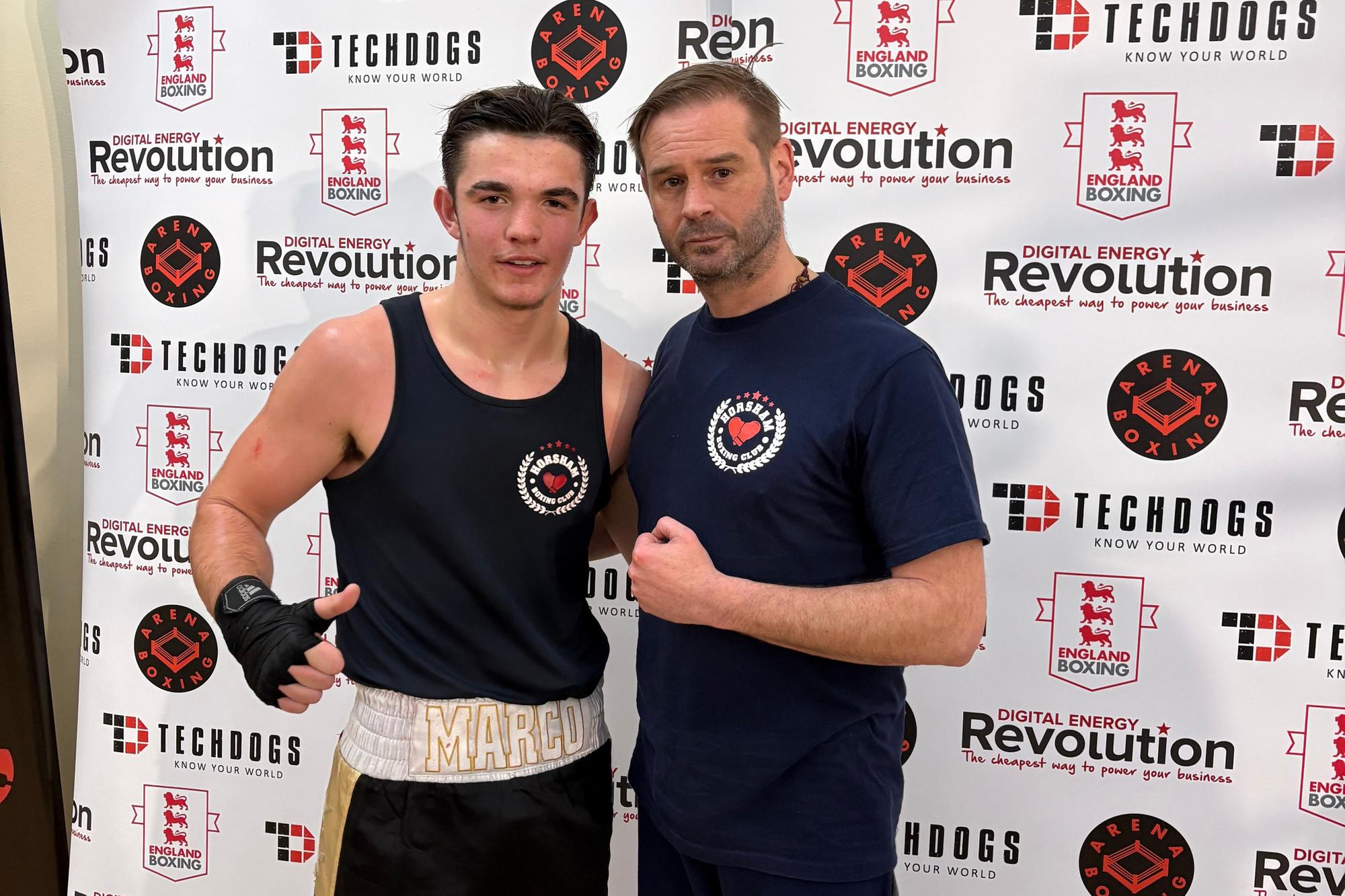 Horsham boxer Marco reaches national semi-finals