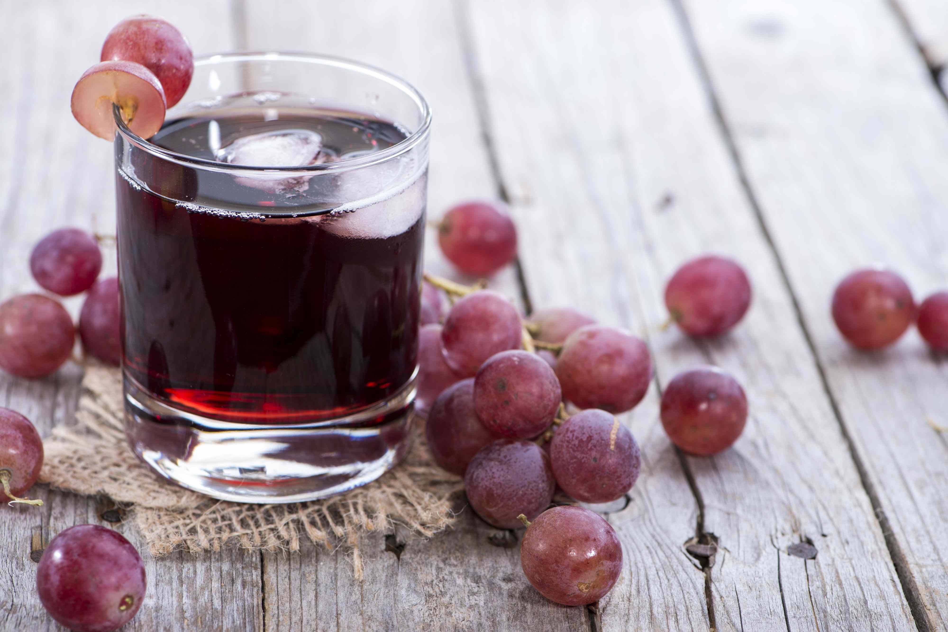 What happens to your body when you drink red grape juice regularly