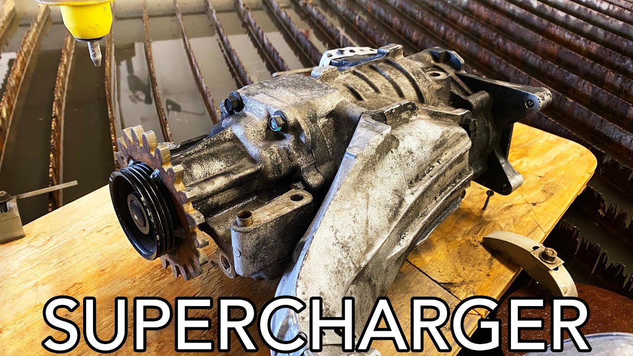 Spool a supercharger with a 60,000 PSI waterjet