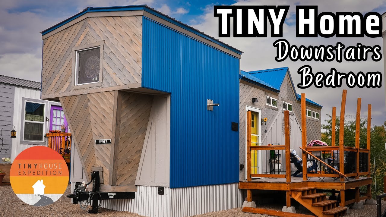 Retiree designed her forever tiny house with a downstairs bedroom