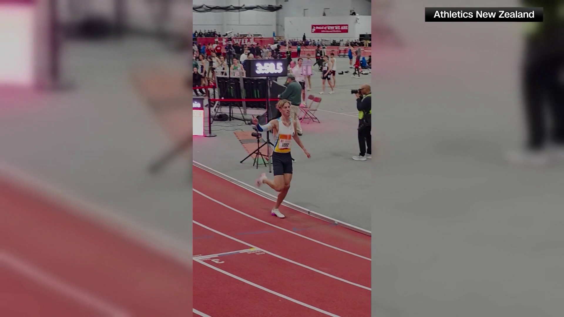 World's fastest teen sets mile record in Boston