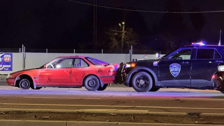 Teen driver busted after 119 mph chase in Shasta County ends with spike ...