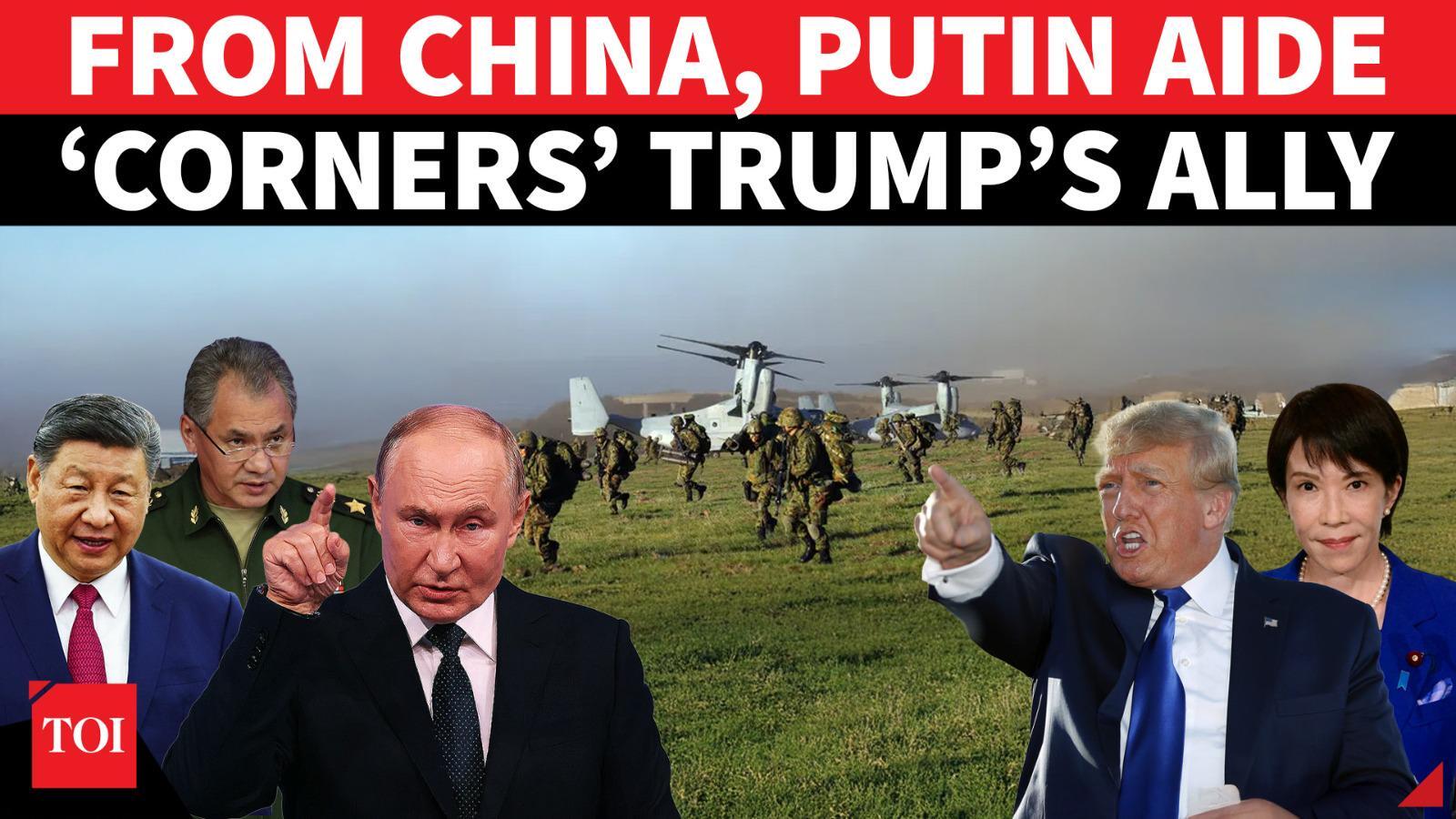 Putin aide rebukes Trump ally for military move; draws Taiwan red line ...