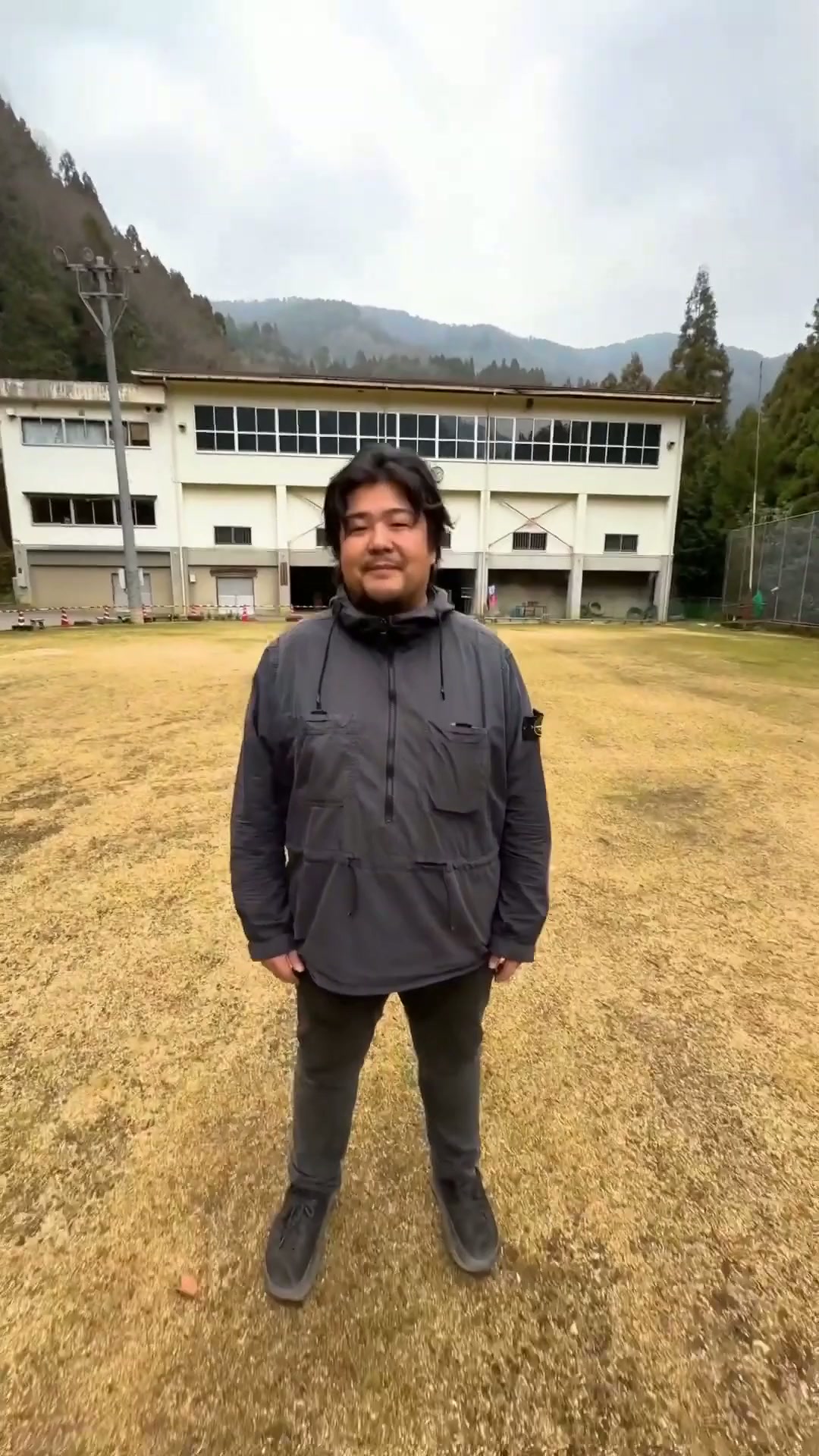 Living in an abandoned Japanese school building