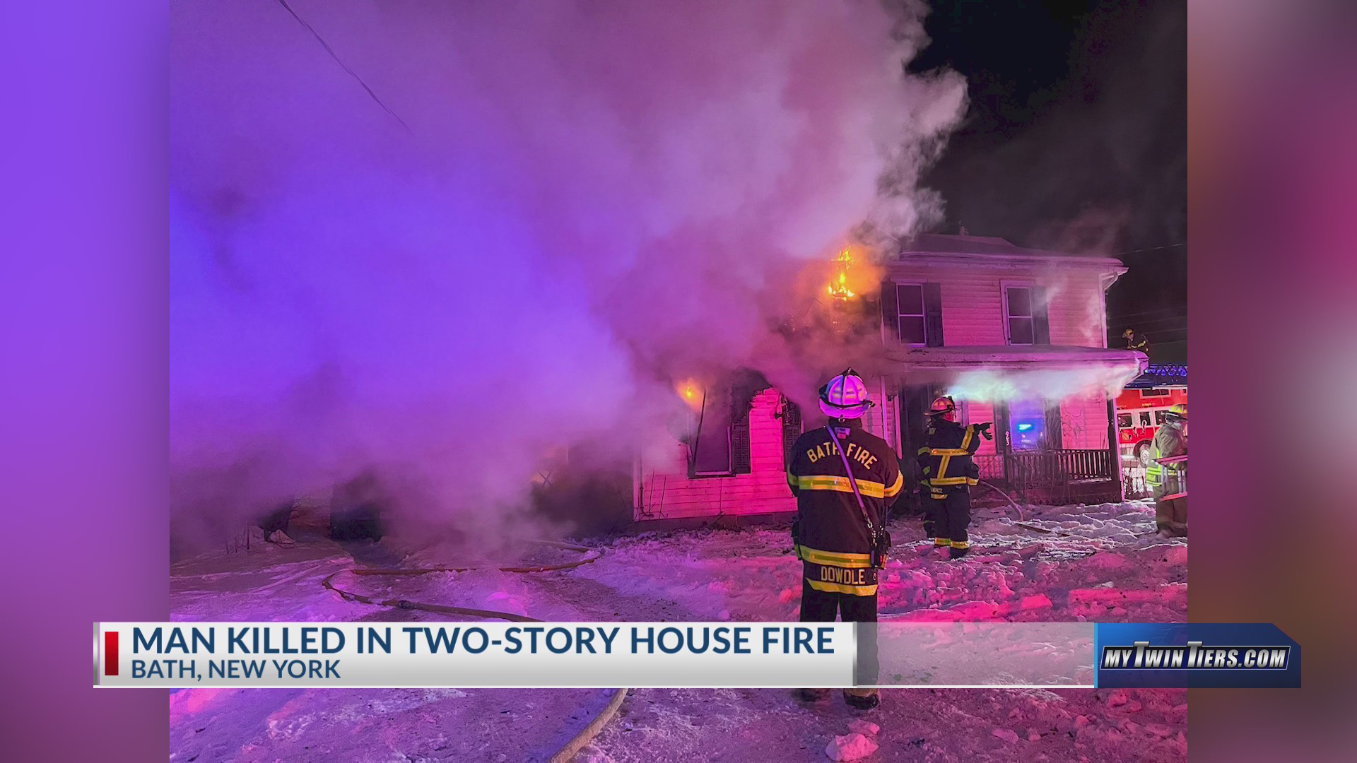 One dead after Saturday evening fire in Bath