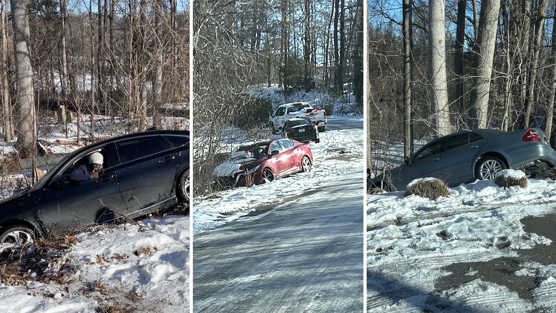Icy roads cause multiple crashes along busy Iredell County streets: See ...