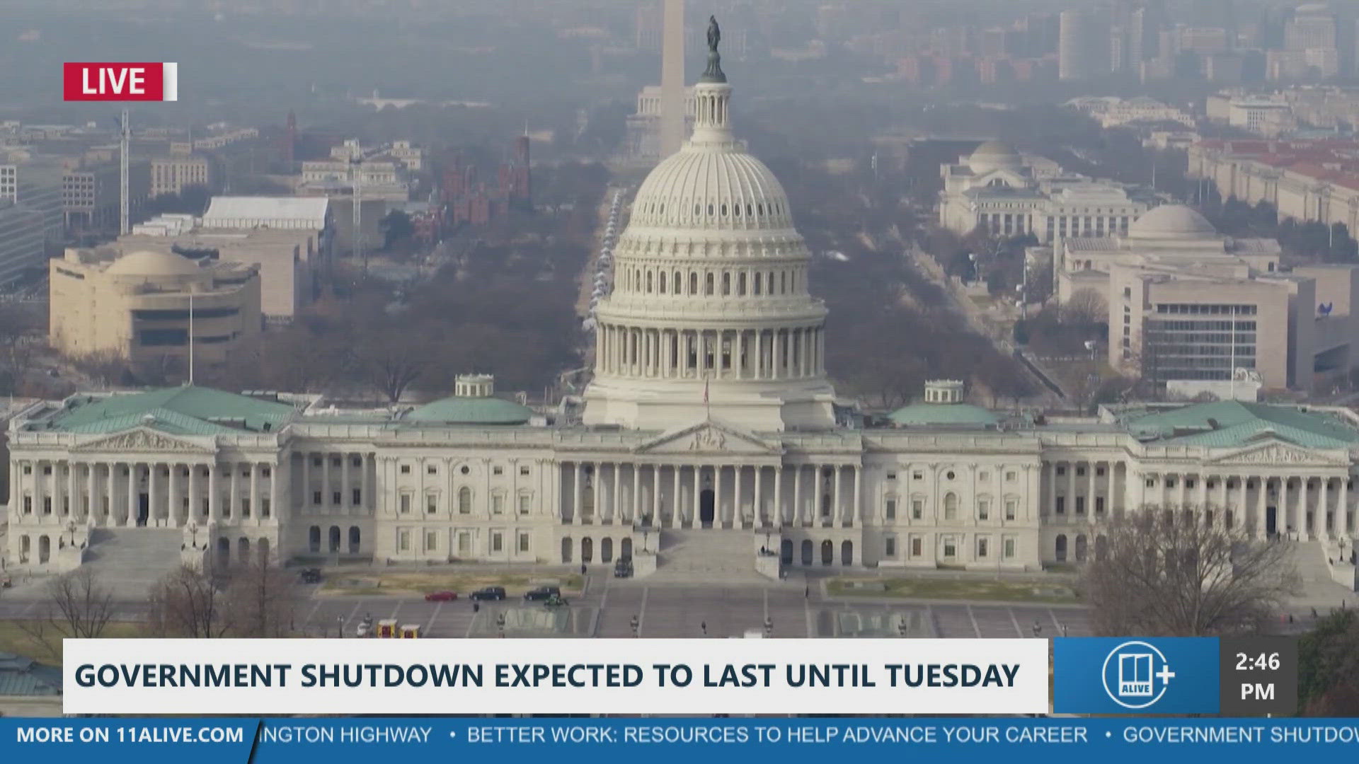 US in partial government shutdown, House vote expected tomorrow