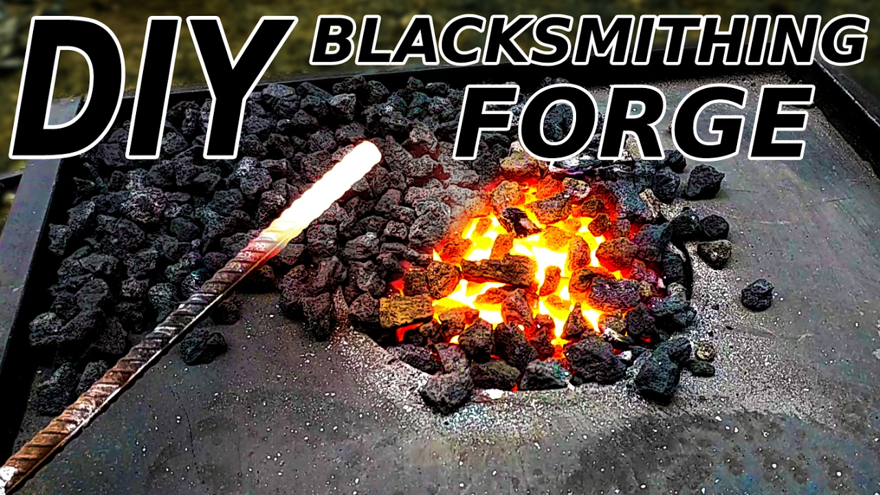 DIY blacksmith forge from scrap steel - cheap & functional!