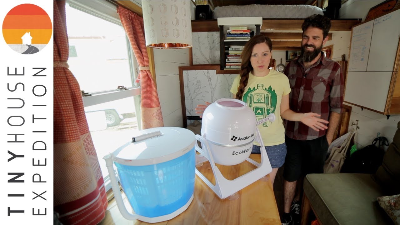Off-grid tiny house appliance review: Avalon Bay portable washing ...