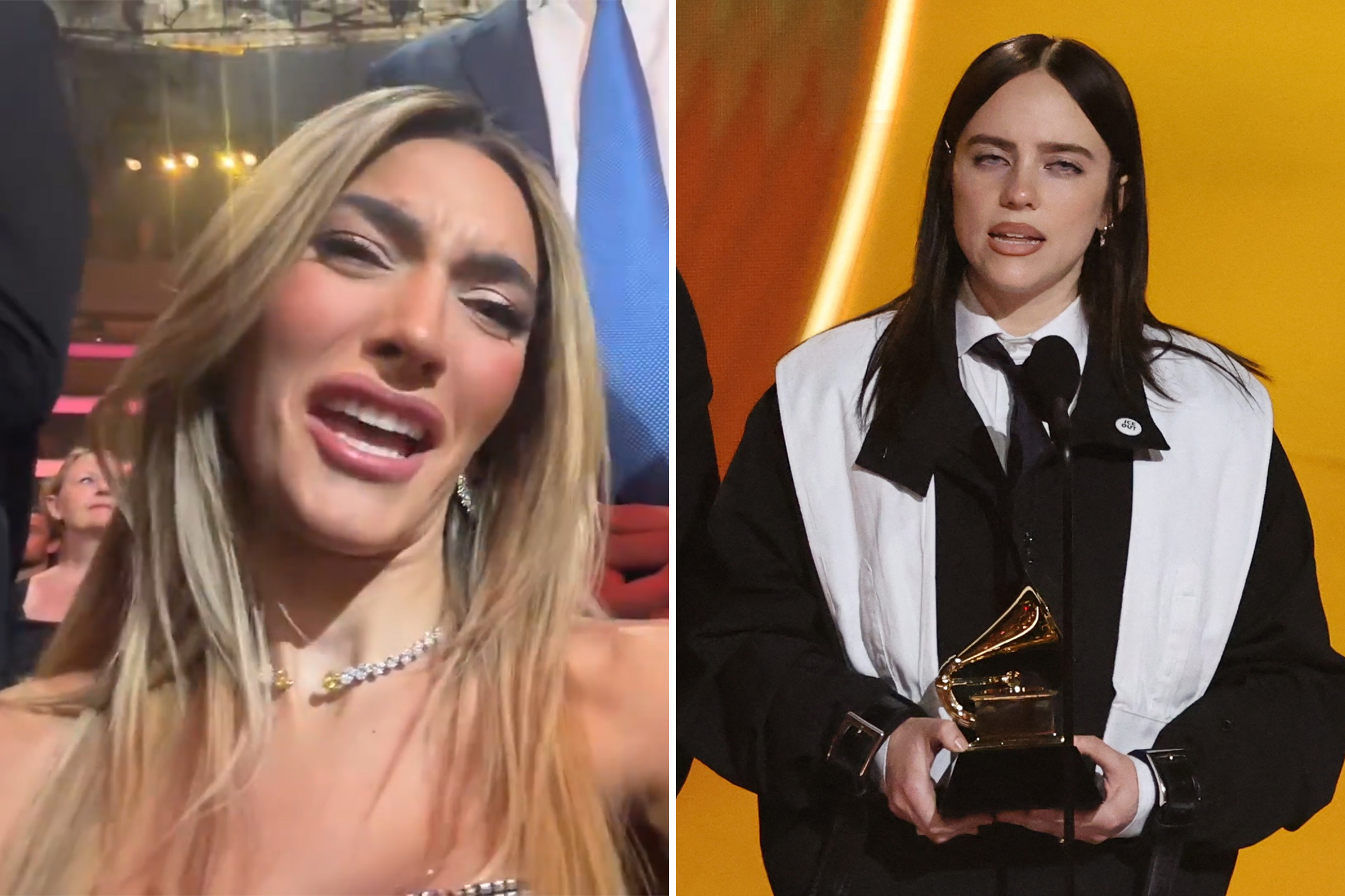 Influencer Emily Austin’s sneering live reaction to Billie Eilish’s ...