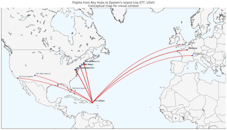 Investigation identifies peak period for flights to Epstein’s island