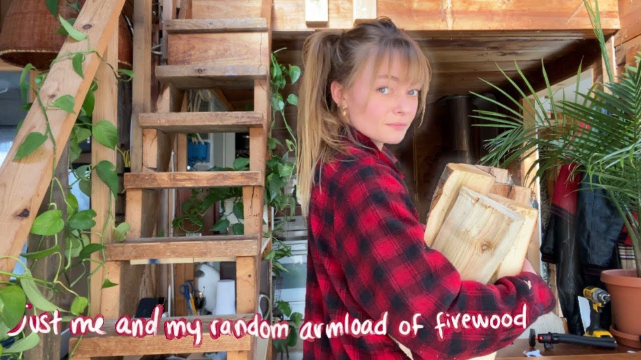 A cozy day at my cabin - cabin life & routines
