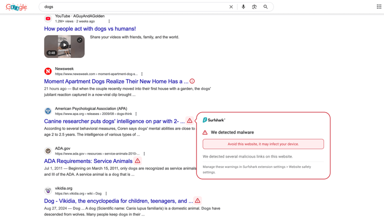 Surfshark's new browser tool warns you about dangerous sites before you ...