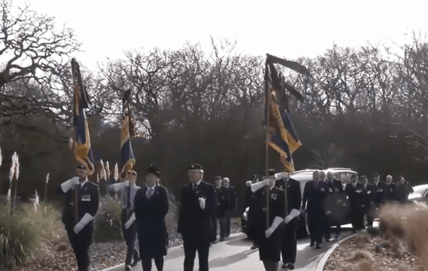 Watch: D-Day veteran given fond farewell with 'powerful display' as ...